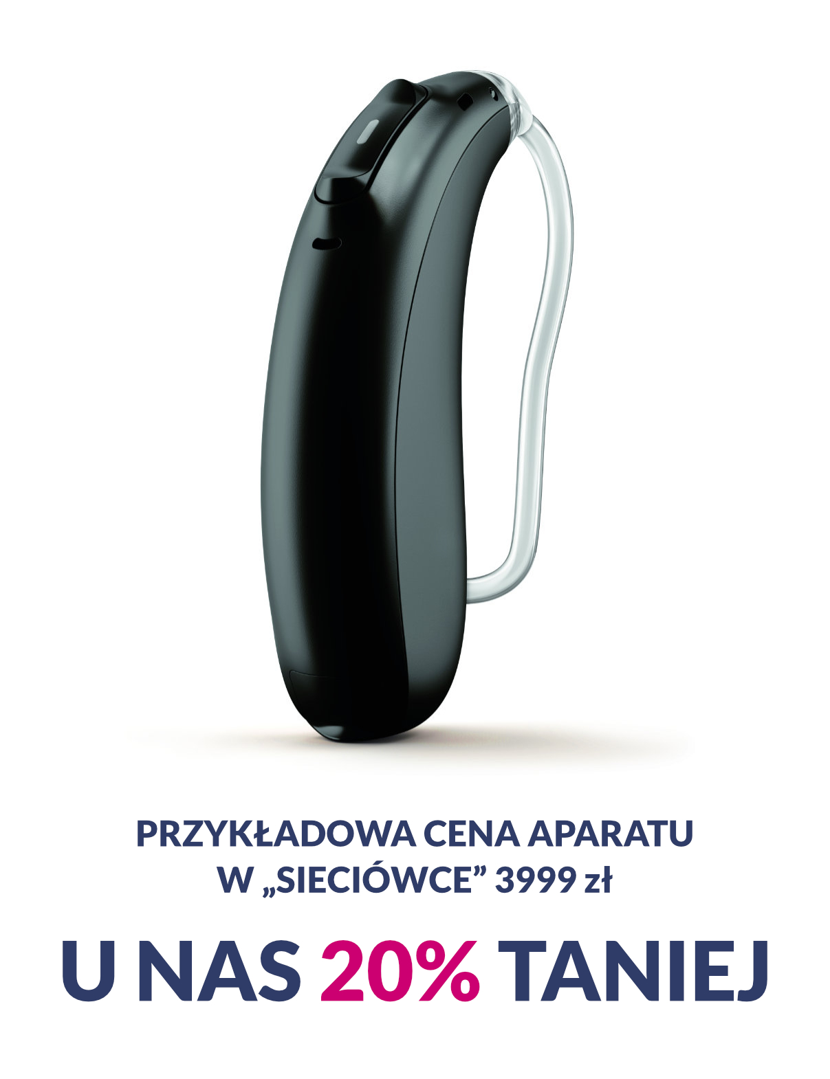 dyskretny aparat słuchowy